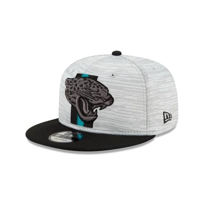 Jacksonville Jaguars Gorra | New Era Official NFL Training 9fifty Snapback Cap Mexico - Negros
